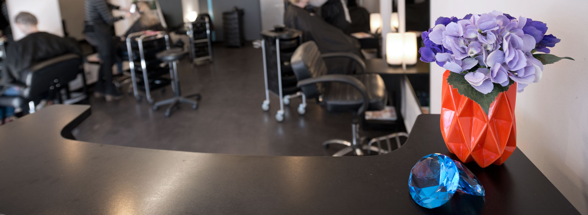 Reception desk vase